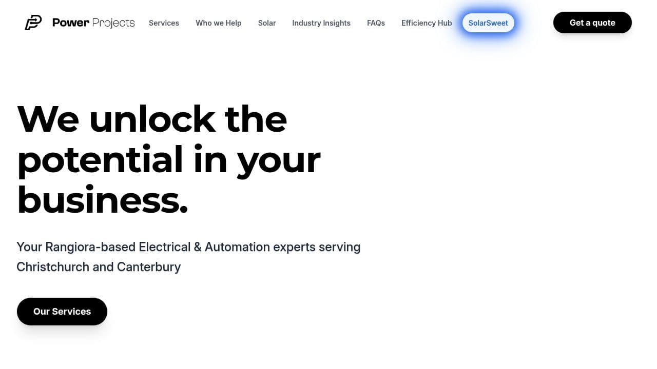 Power Projects — Electricians in Rangiora