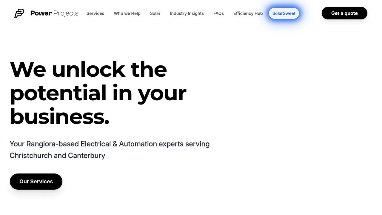 Power Projects — Electricians in Rangiora