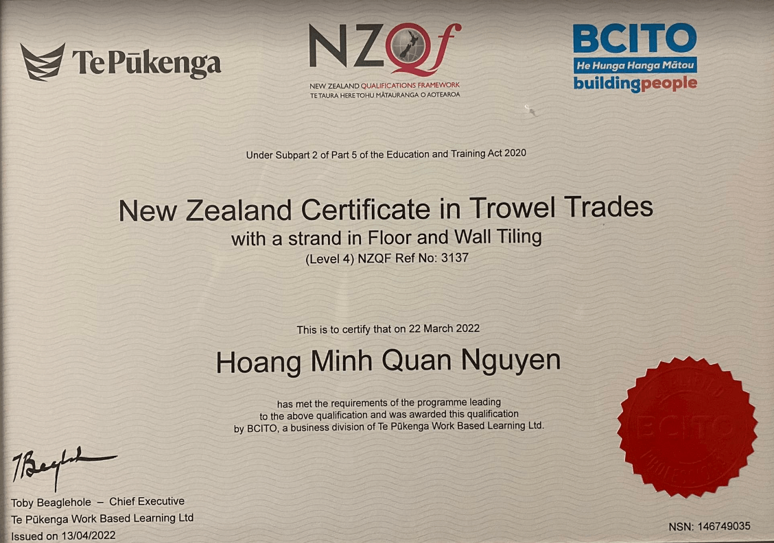 Mark Tiling — Builders in Auckland