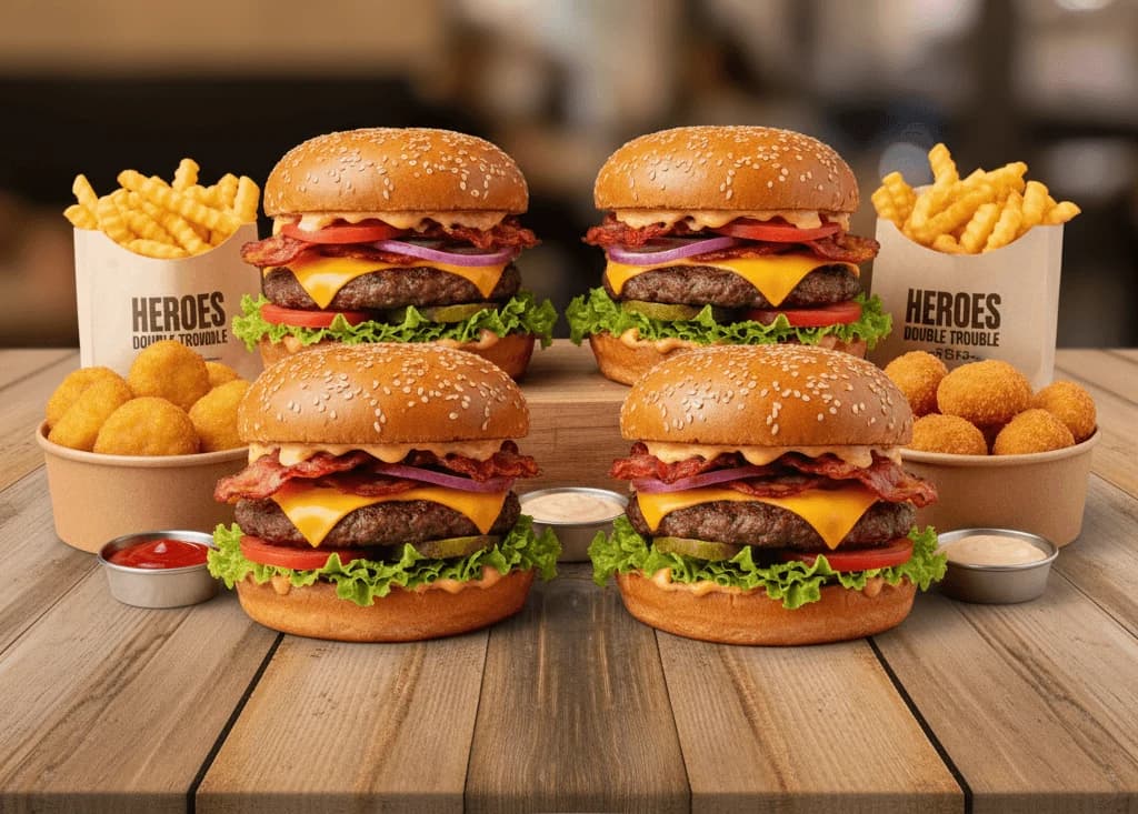 Heroes Burgers — Fast Food in Christchurch