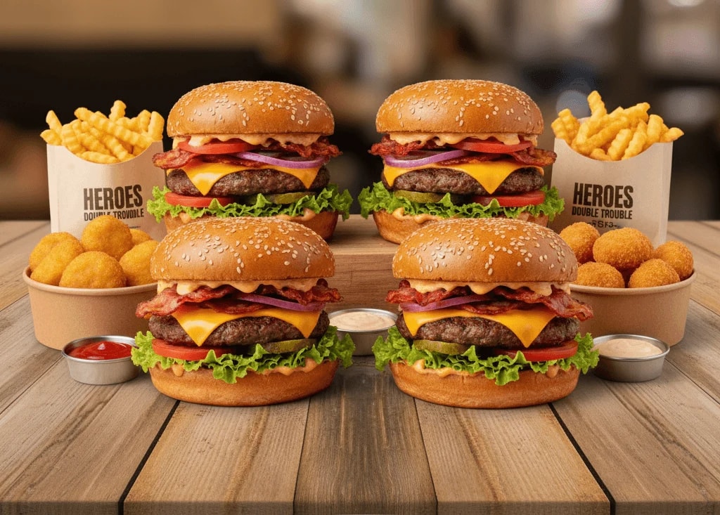 Heroes Burgers — Fast Food in Christchurch