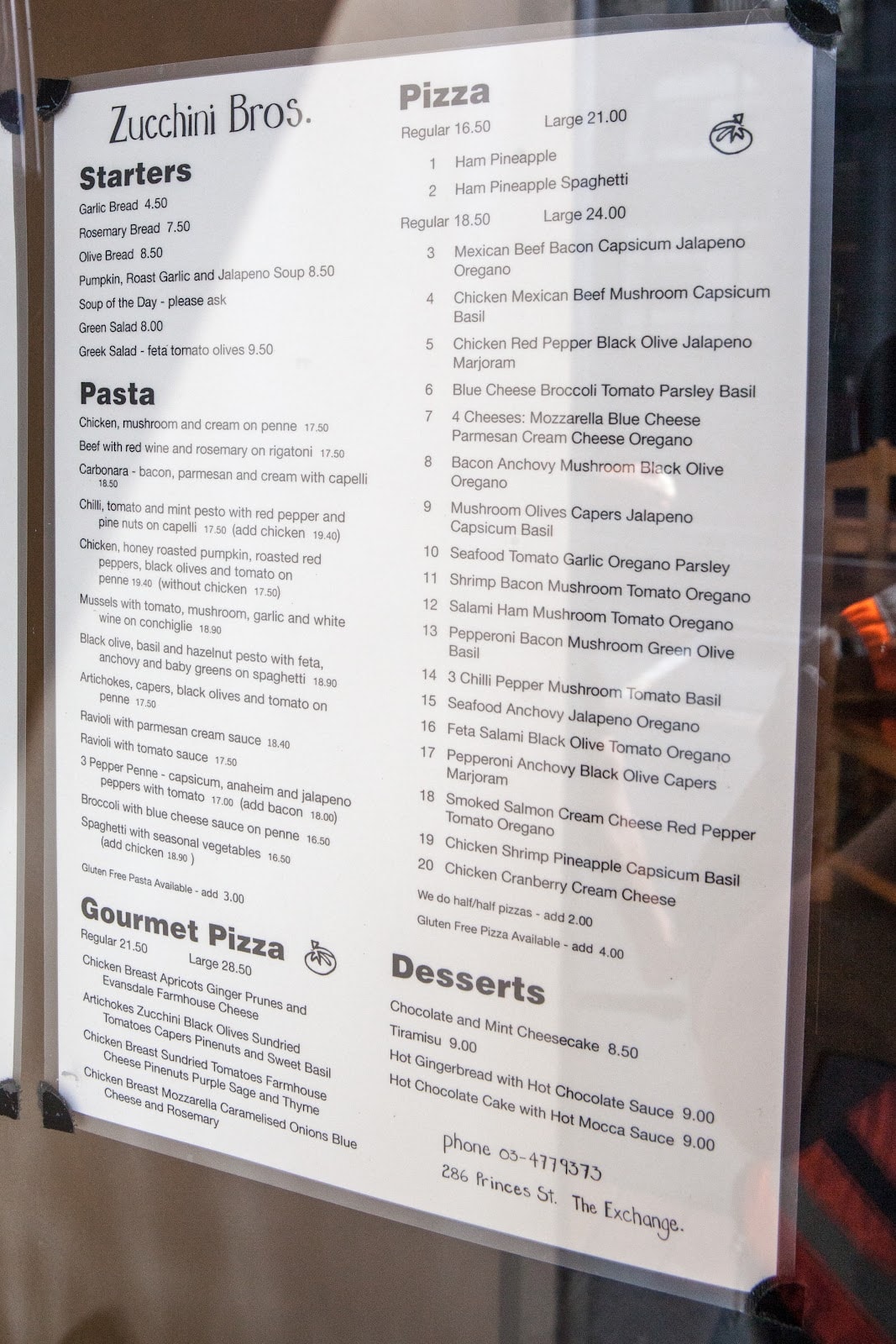 Zucchini Bros — Takeaway Food in Dunedin