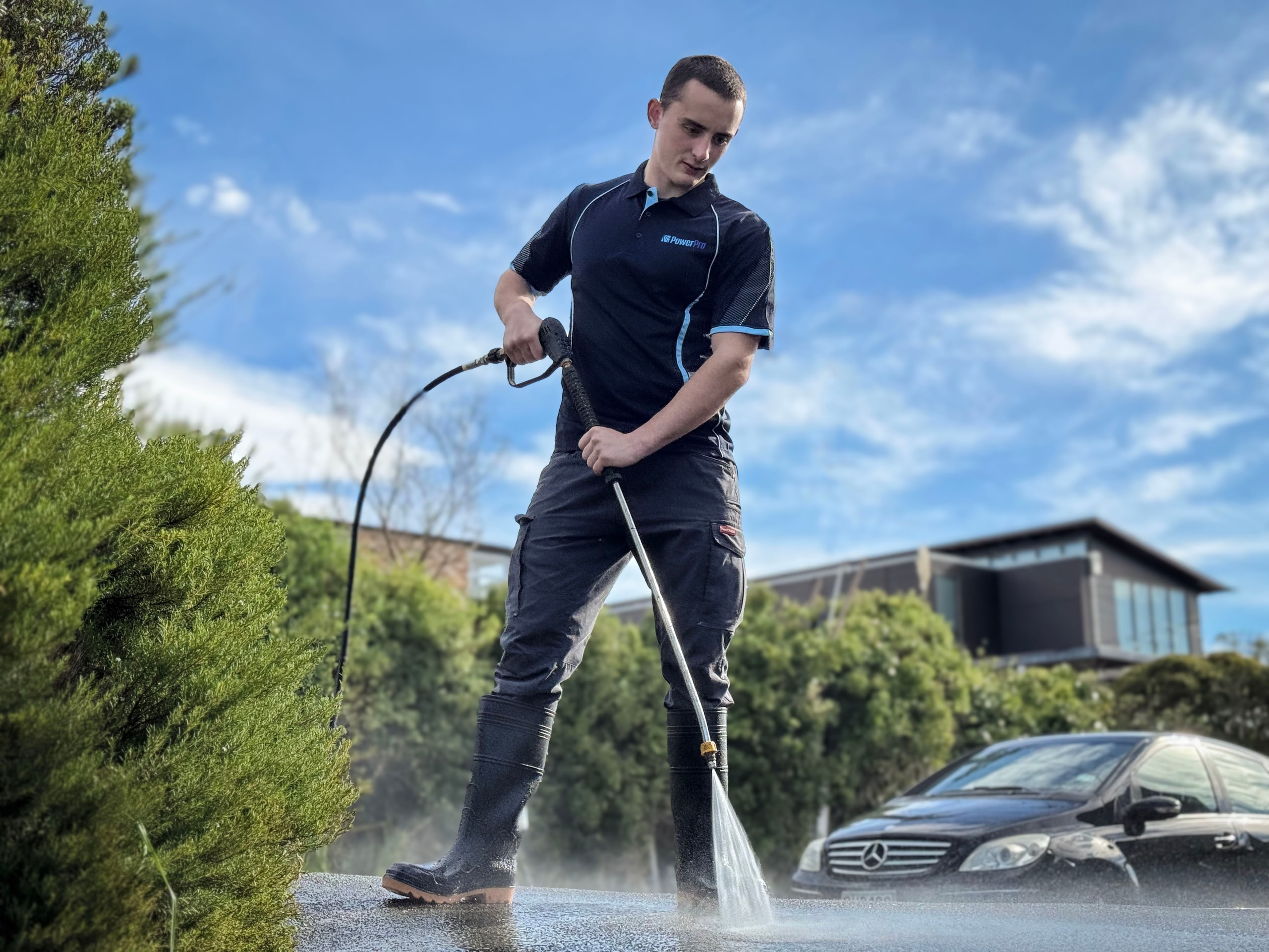 PowerPro House Washing — Cleaning Services in Wellington
