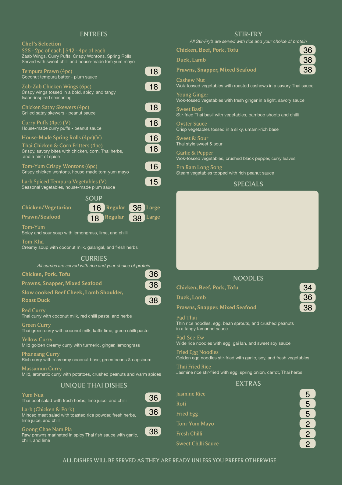 Secret Thai Garden — Restaurants in Māngere-Ōtāhuhu
