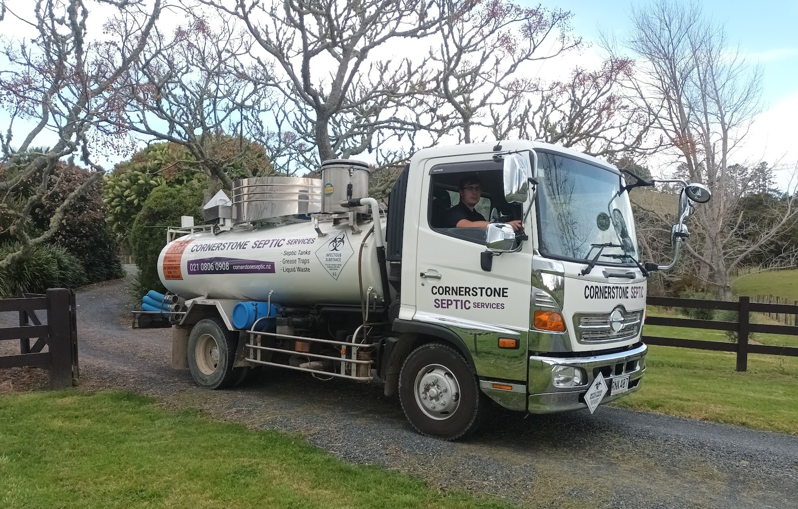 Cornerstone septic services — Plumbers in Kerikeri