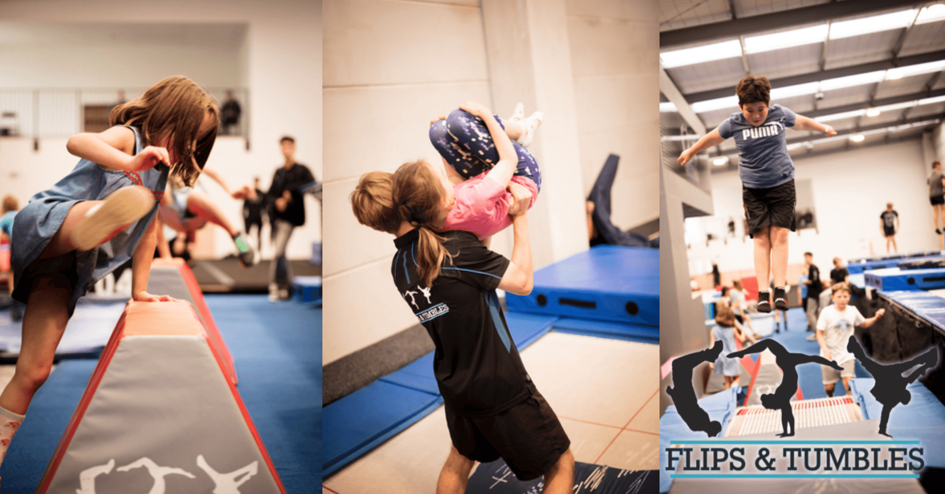 Flips & Tumbles — Gyms in Christchurch