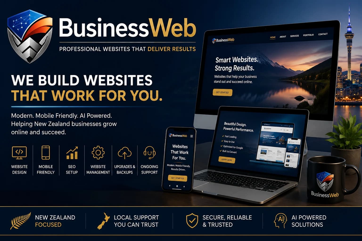 BusinessWeb — Website Designers in Opononi