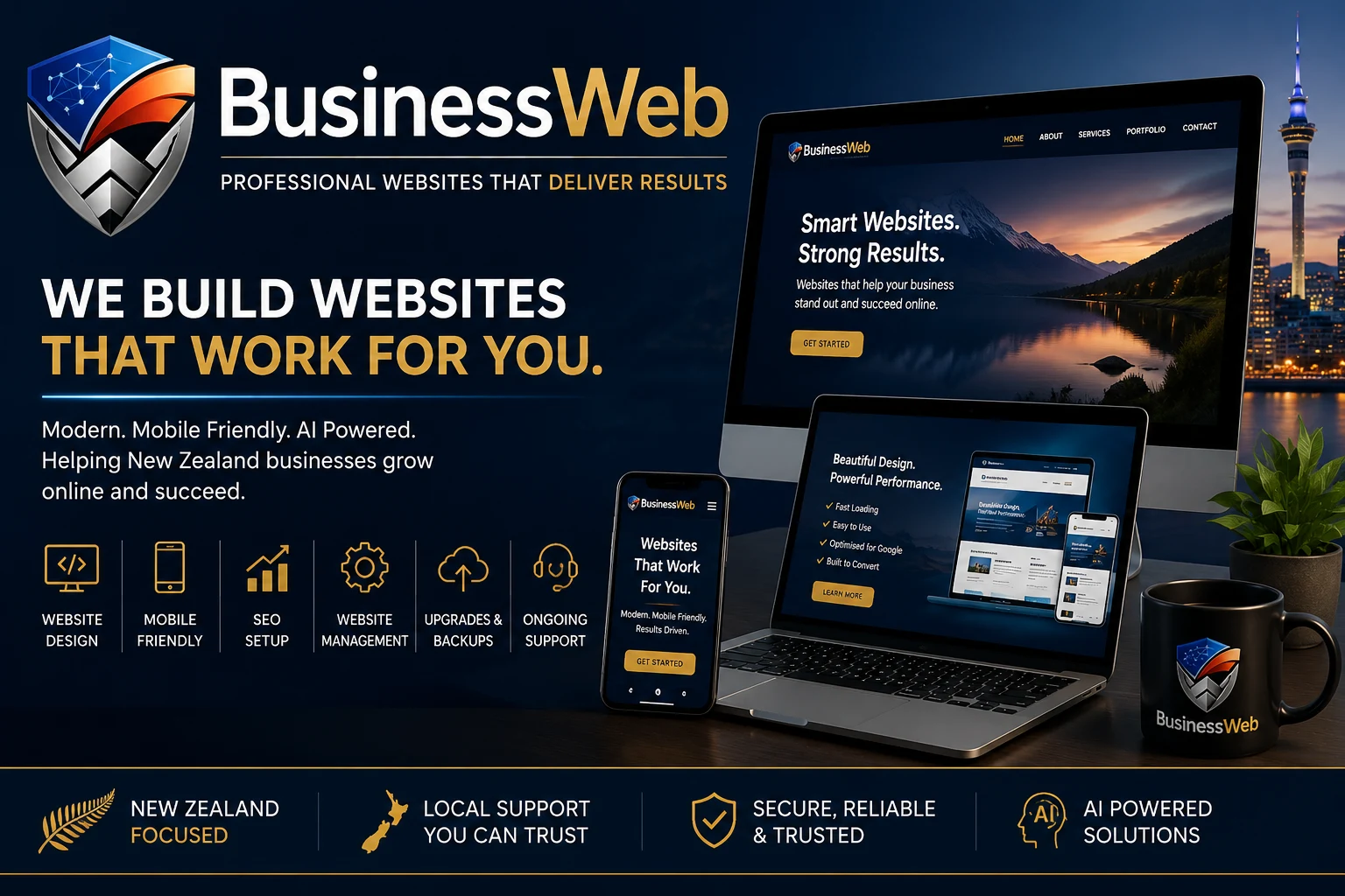 BusinessWeb — Website Designers in Opononi