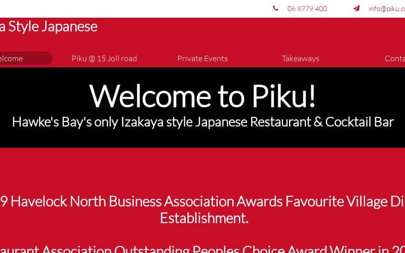 Piku — Restaurants in Havelock North