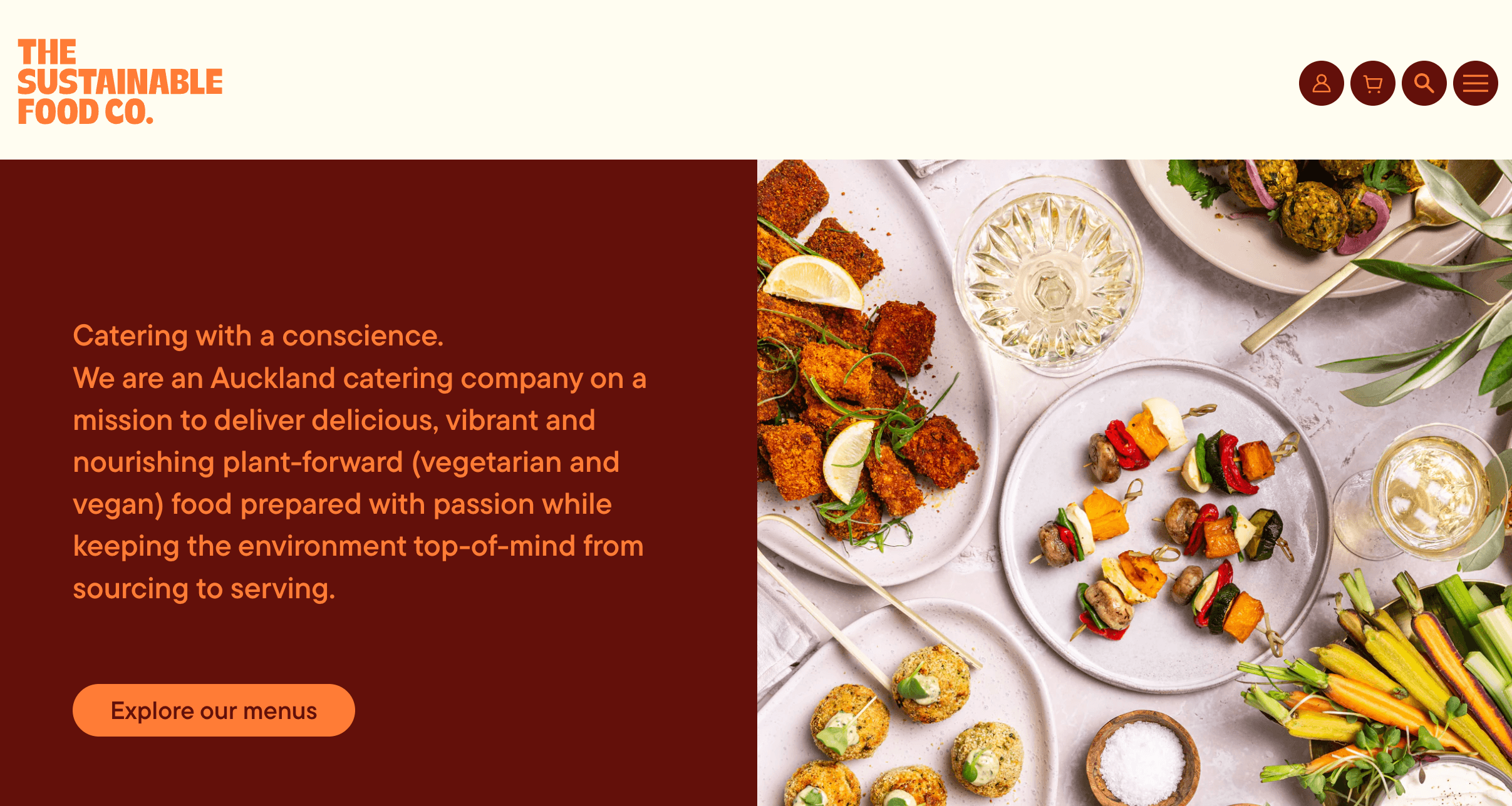 The Sustainable Food Co. - Vegetarian & Vegan Catering — Catering Services in Auckland