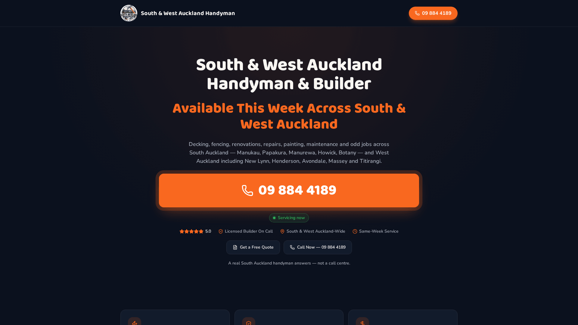 South Auckland Handyman & Builder — Property Maintenance Services in Manurewa