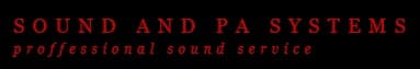 Sound and PA Systems