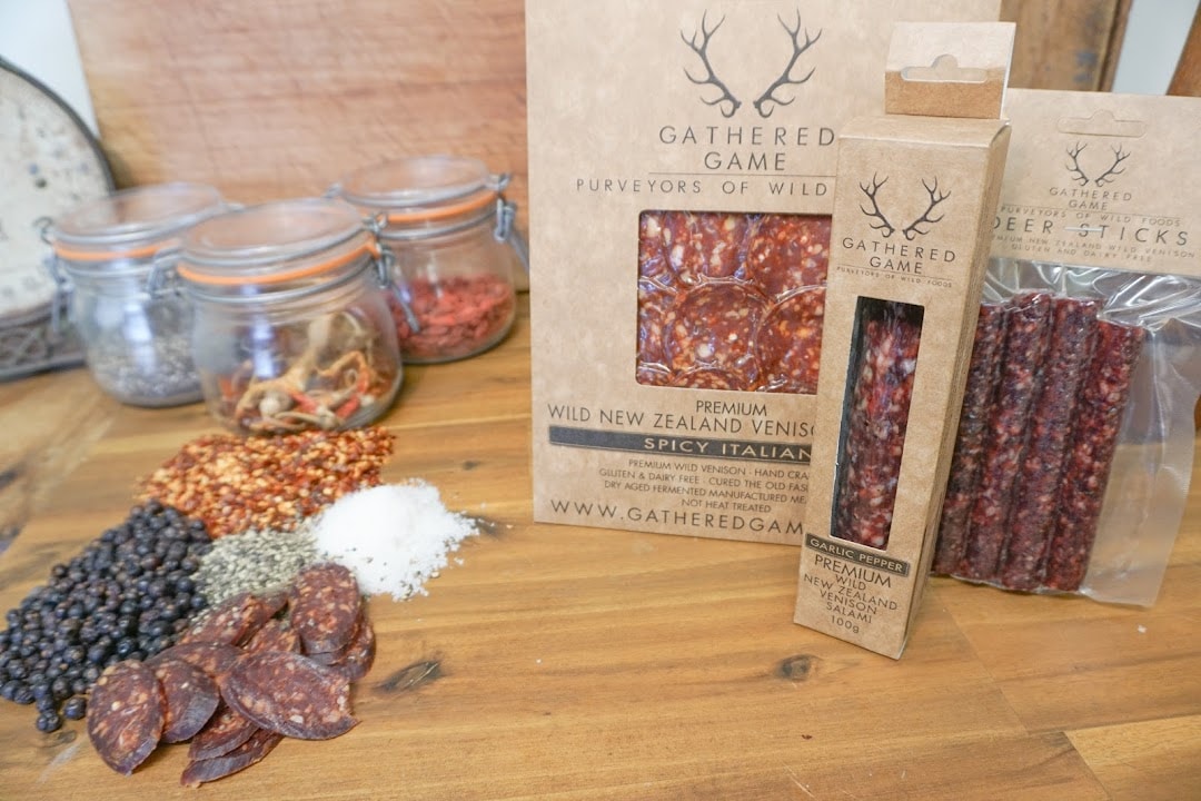 Gathered Game - Wild Venison Salami — Butchers in Lumsden