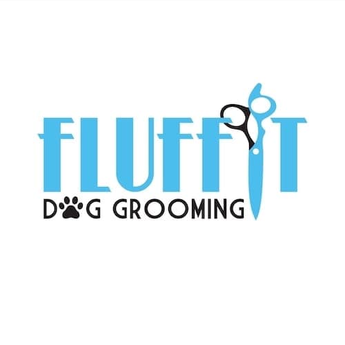 Fluff It Dog Grooming logo