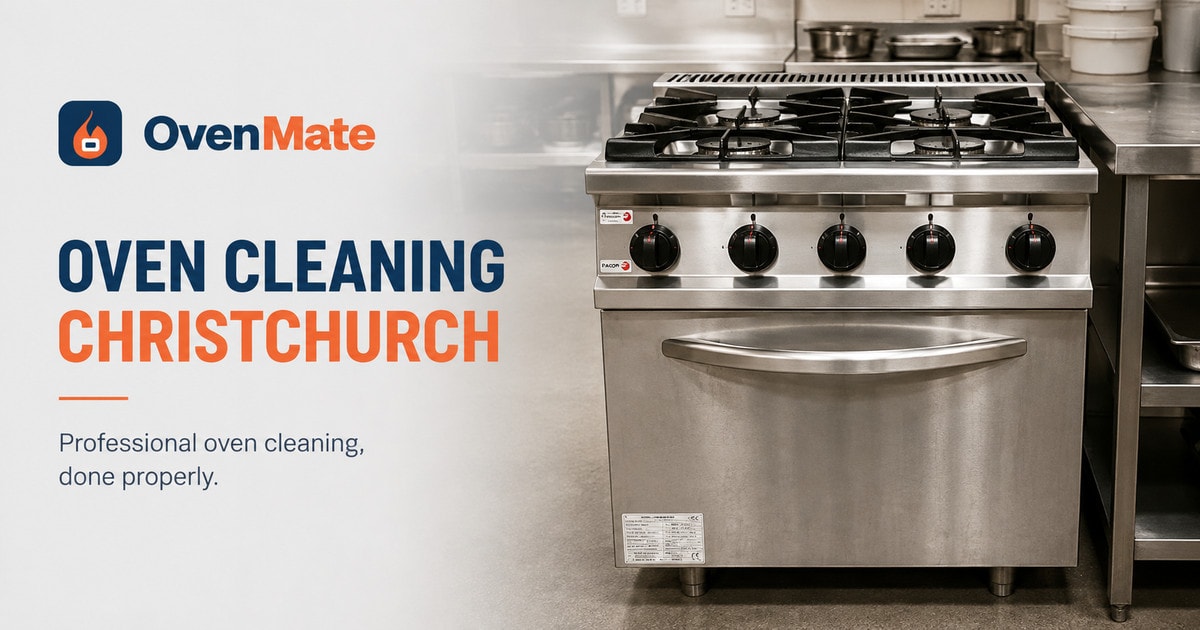 Oven Mate — Cleaning Services in Christchurch