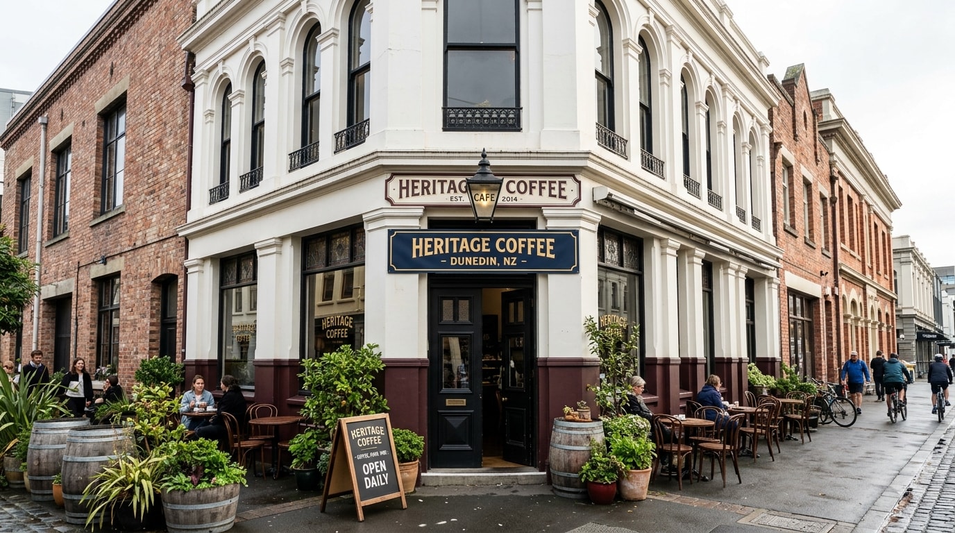 Heritage Coffee — Coffee Shops in Dunedin