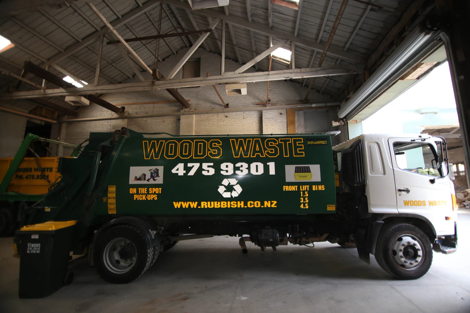 Woods Waste — Waste Management in Wellington