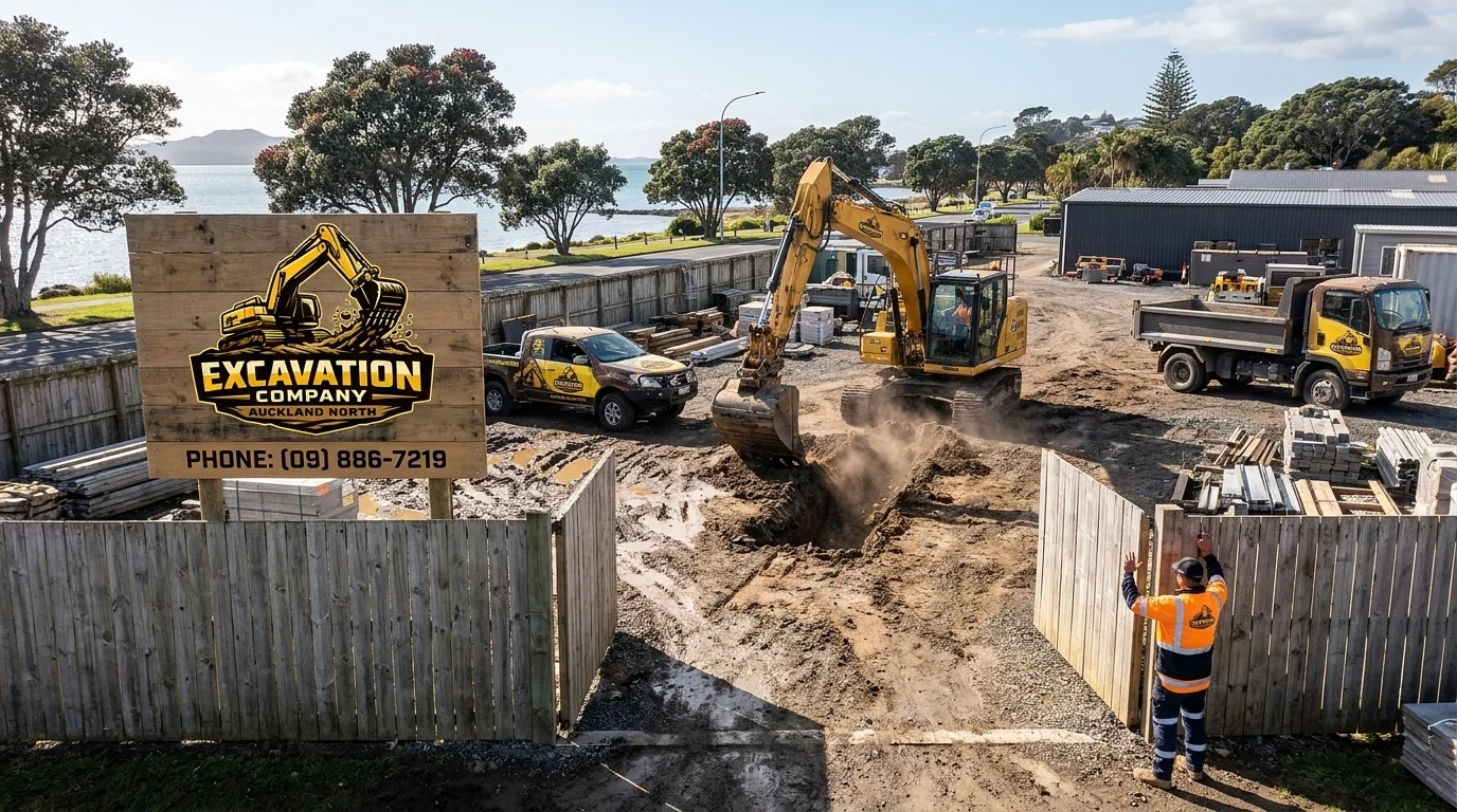 Excavation Company Auckland North — Builders in Takapuna