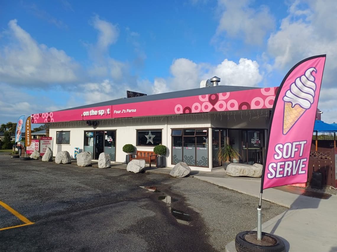 On the Spot Four J's — Fast Food in Greymouth