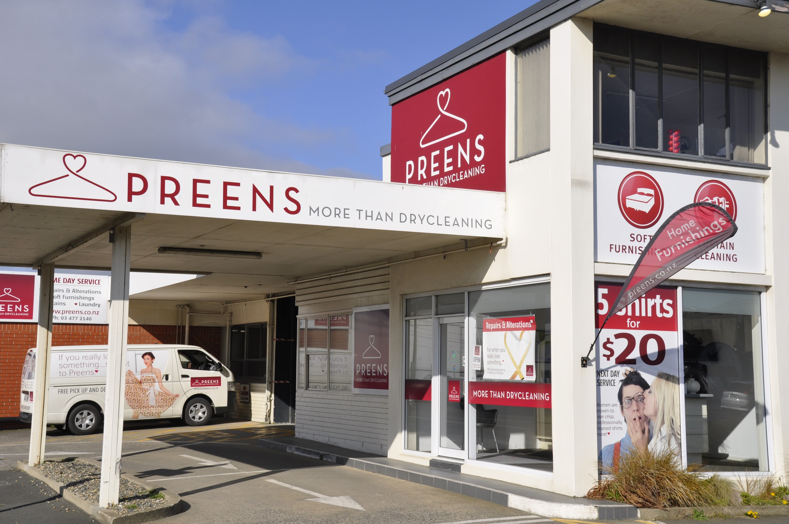 Preens Dry Cleaners — Professional Services in Dunedin