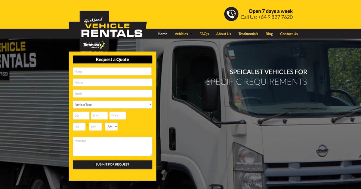 Auckland Vehicle Rentals — Automotive Services in New Lynn Cnr Volkner Place and Bush Road