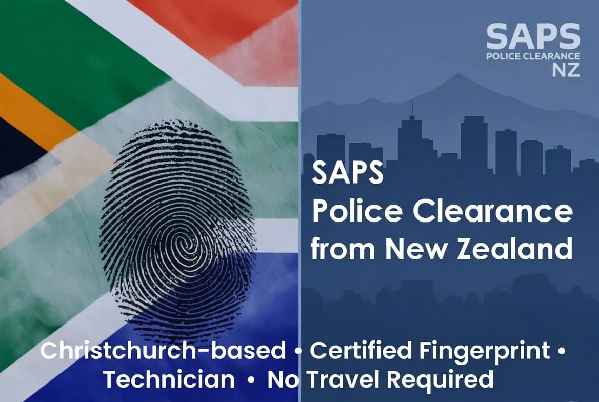 SAPS Police Clearance NZ — Travel & Tourism in Christchurch