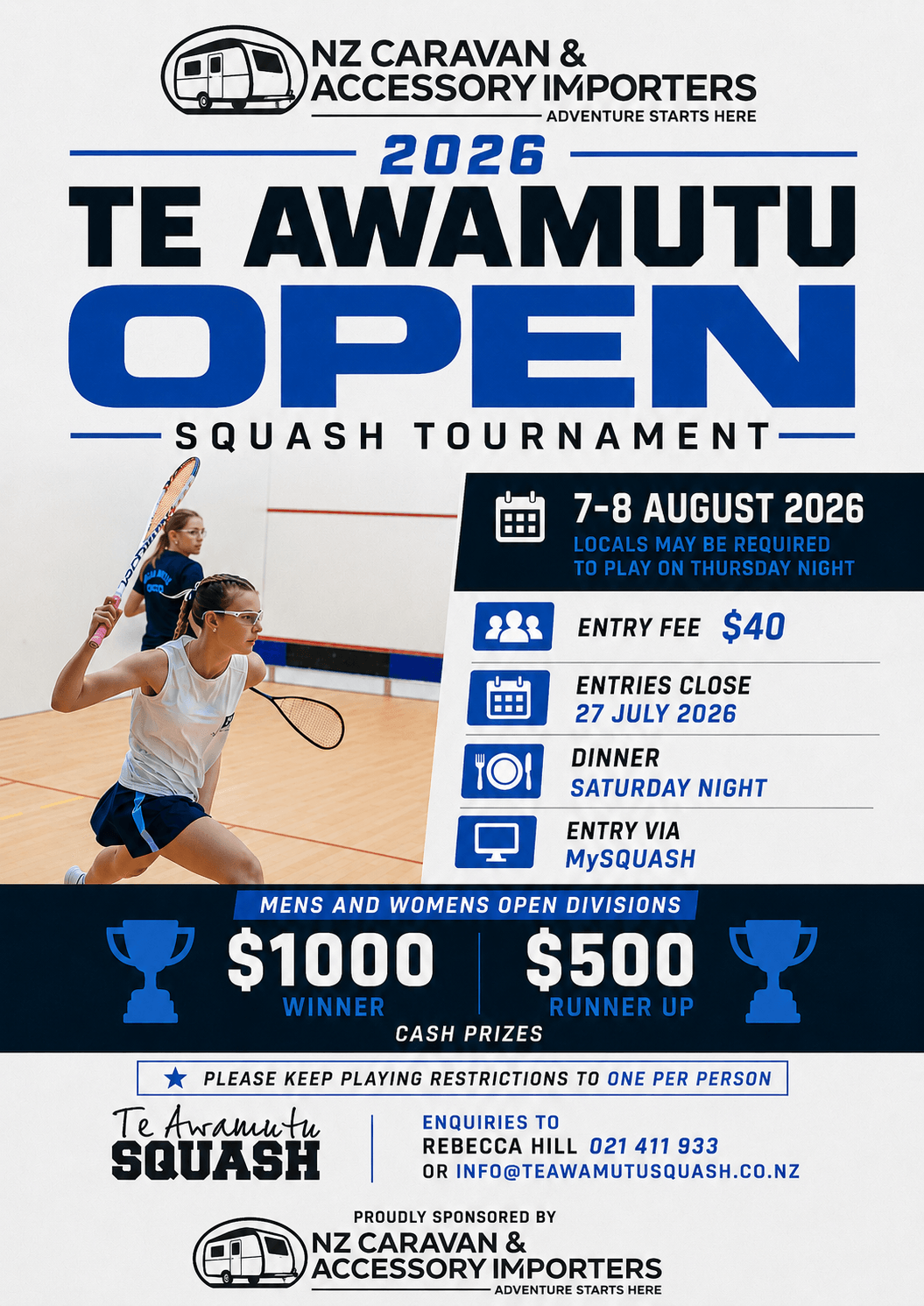 Te Awamutu Squash — Gyms in Te Awamutu