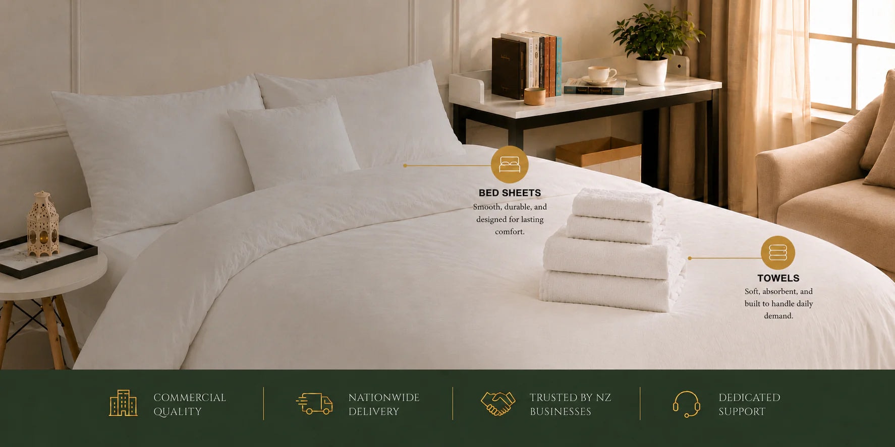 GLT Linen & Towels — Accommodation in Papatoetoe