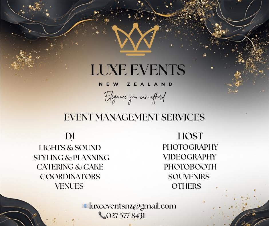 LUXE MGMT. Hospitality Consulting & Event Management — Event Planning in Auckland