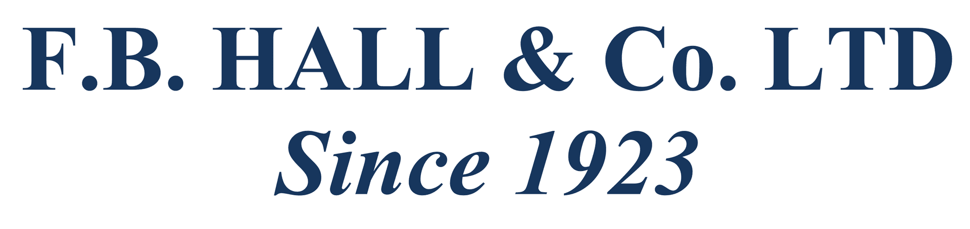 F B Hall & Co Ltd