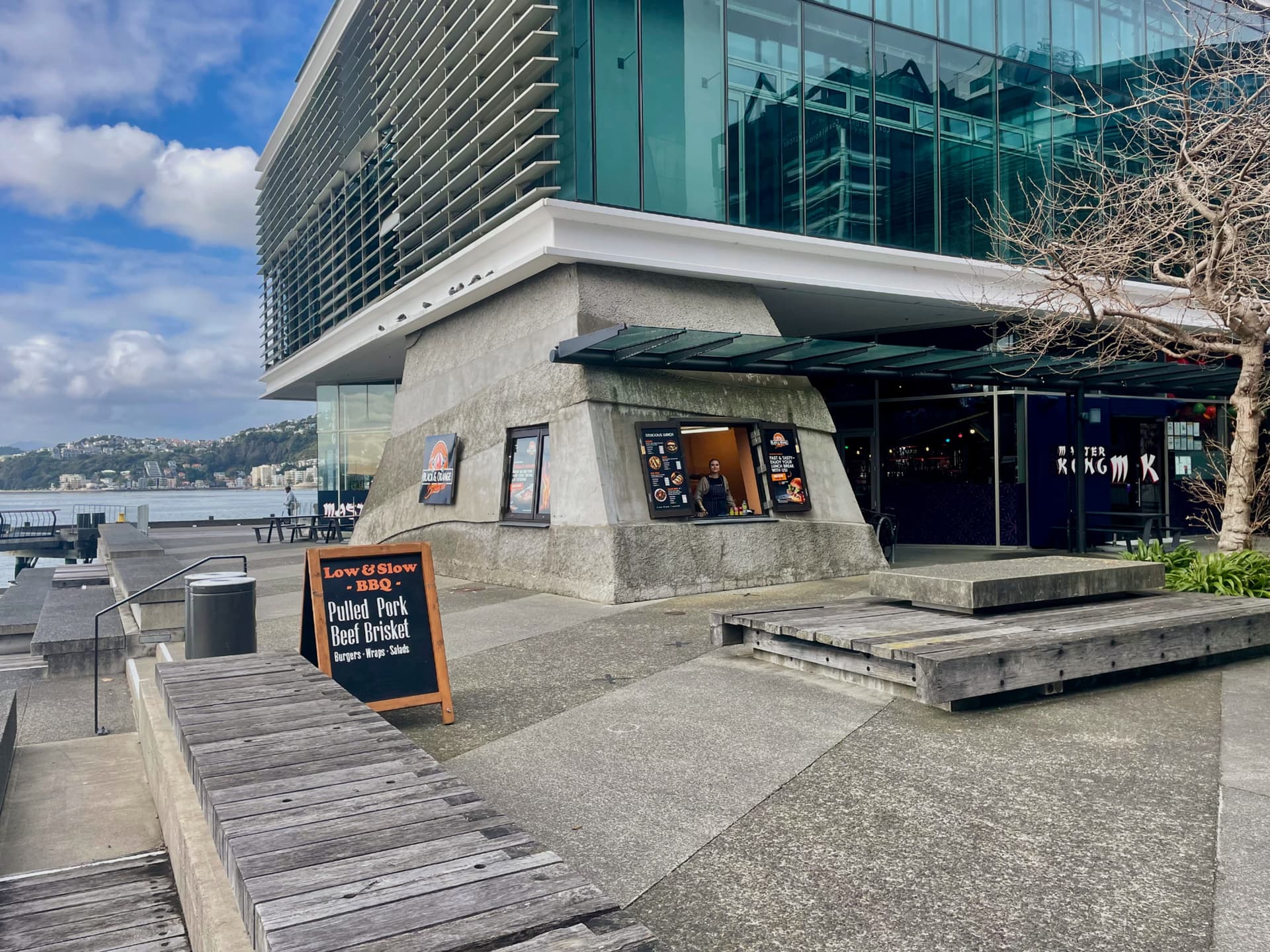 Black & Orange Barbecue — Fast Food in Wellington