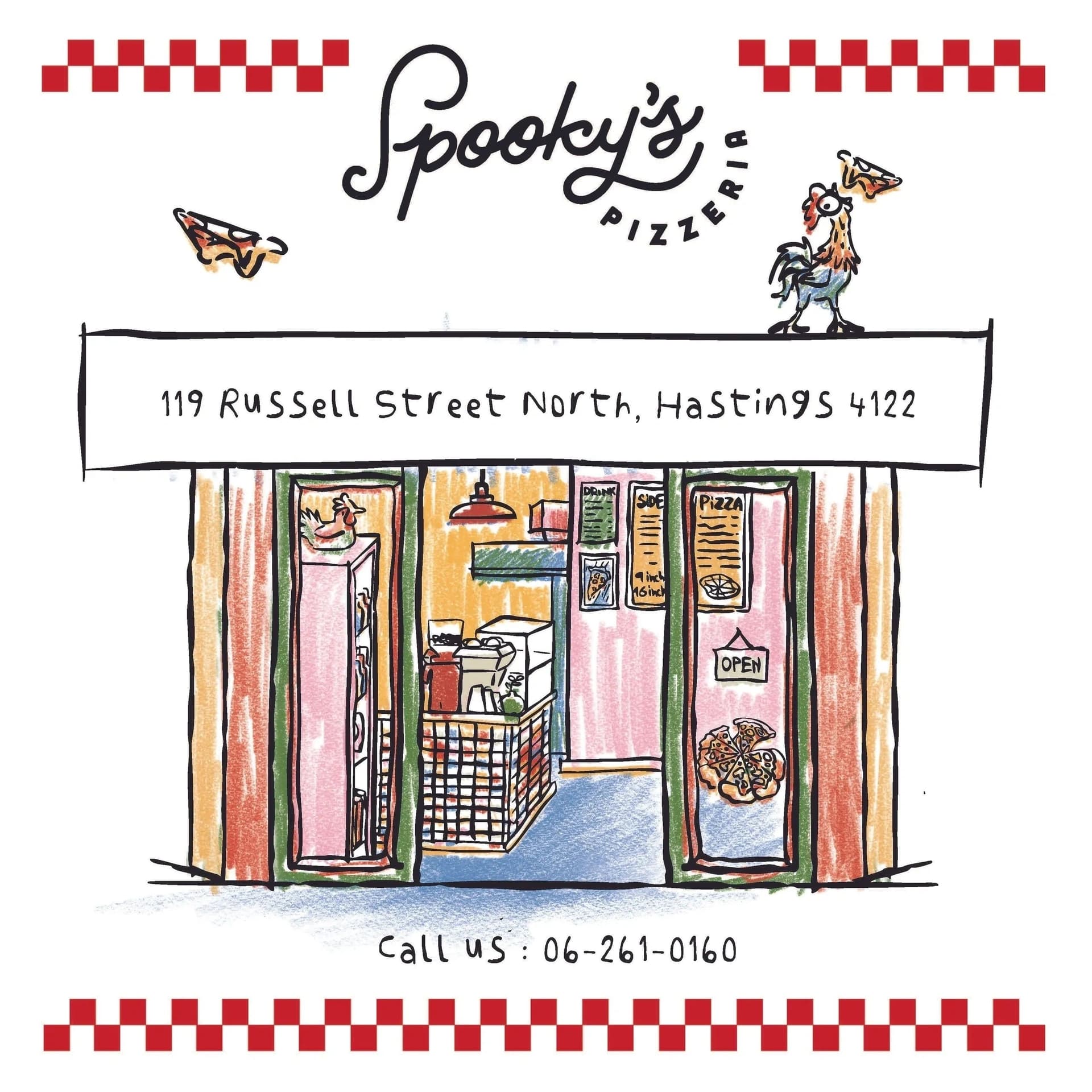 Spooky's Pizzeria — Fast Food in Hastings
