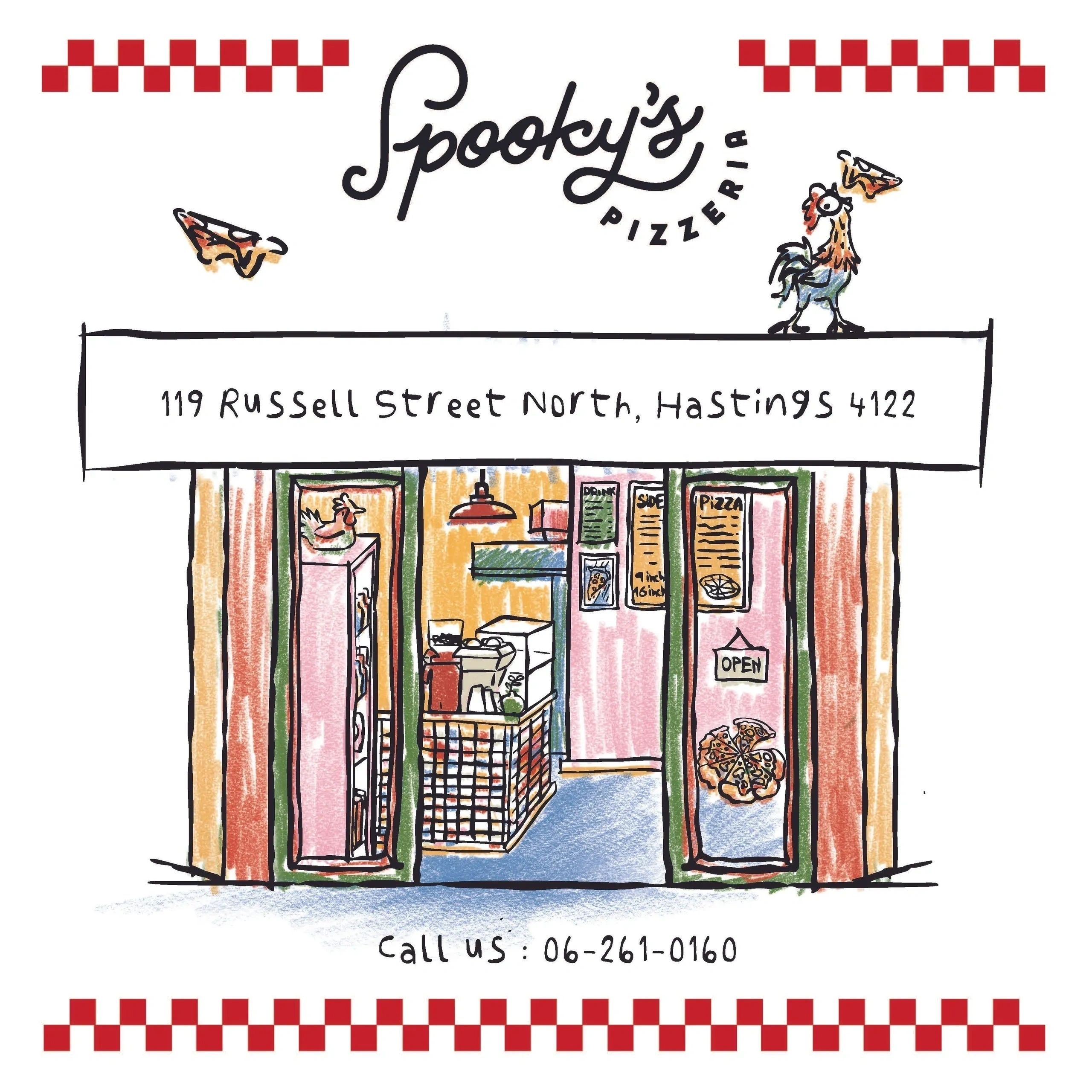 Spooky's Pizzeria — Pizza Places in Hastings