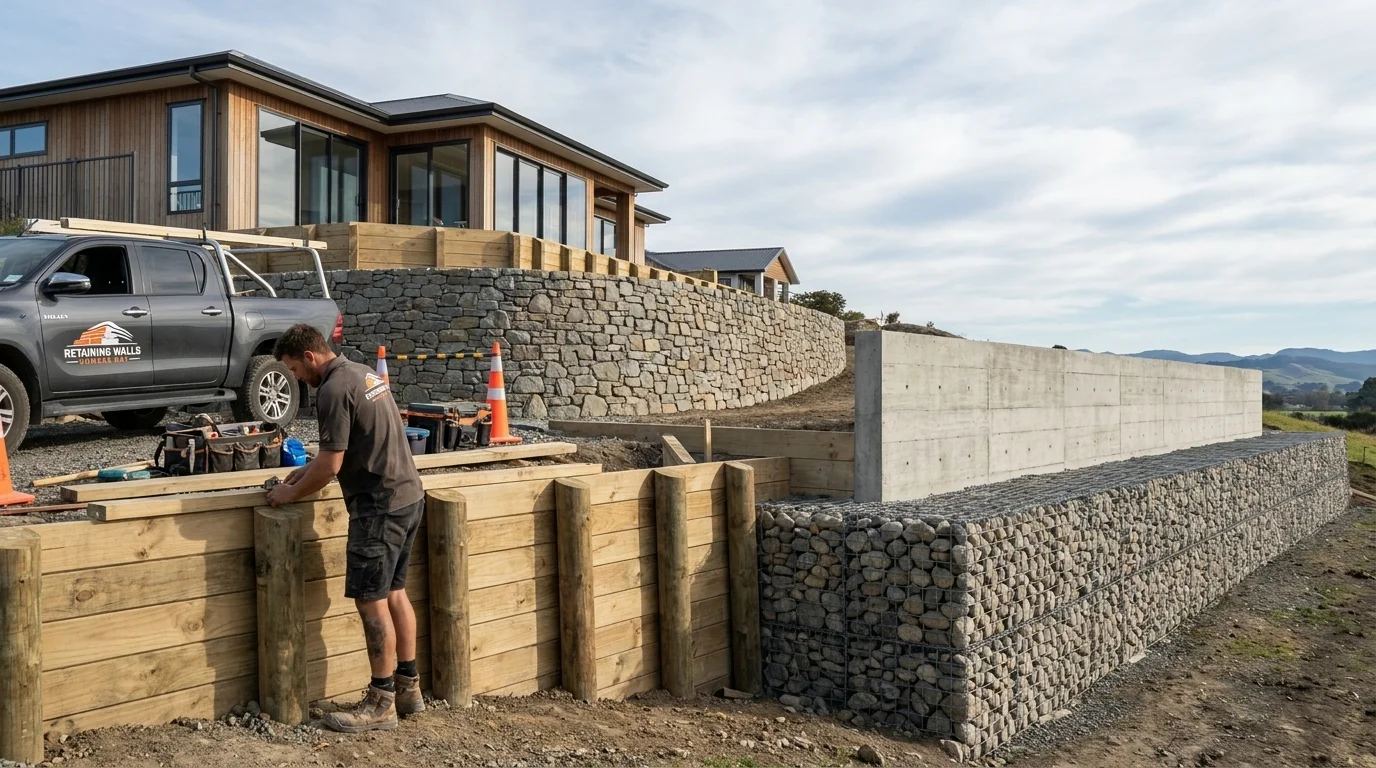 Retaining Walls Hawkes Bay — Builders in Napier
