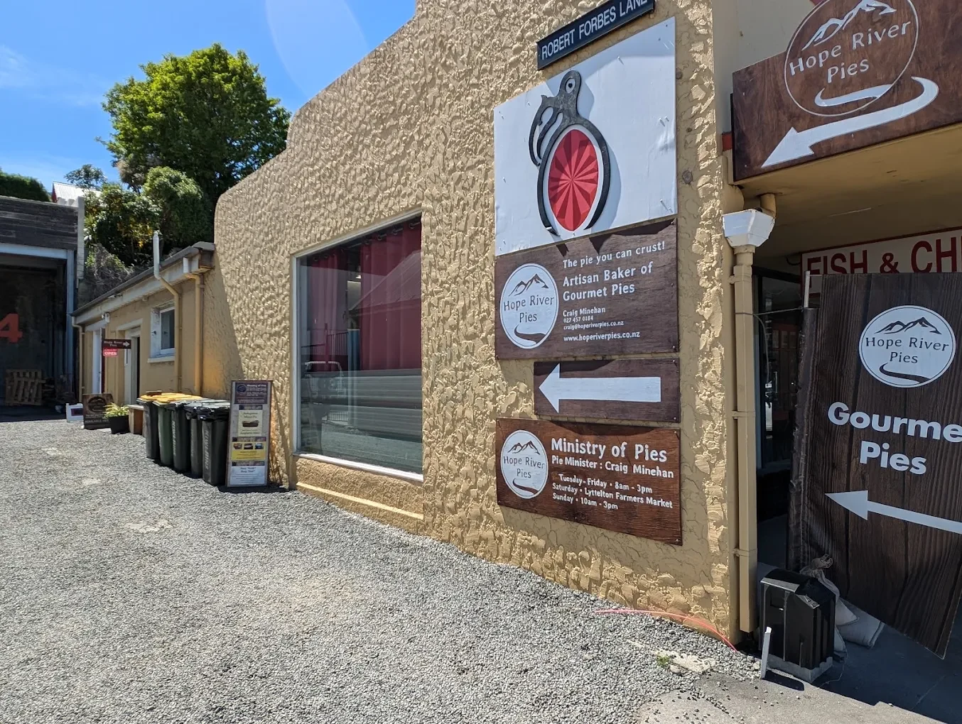 Hope River Pies — Bakeries in Lyttelton