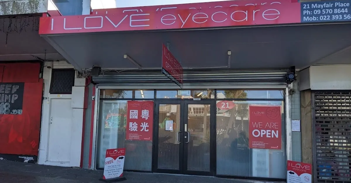 I Love EyeCare — Optometrists in Auckland