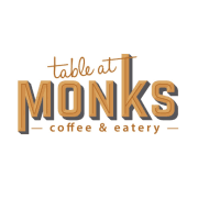 Table at Monks Cafe