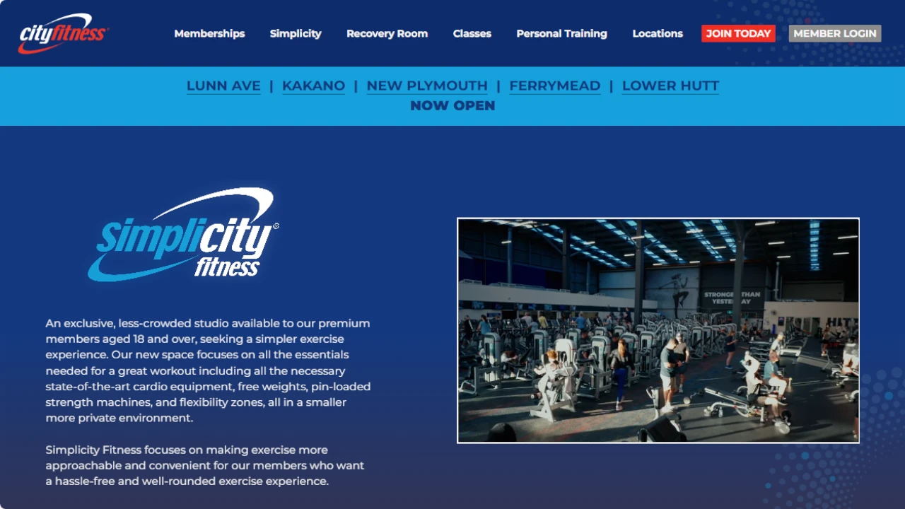 Simplicity Fitness — Gyms in Wellington