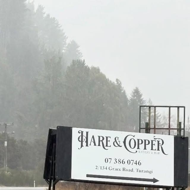 Hare & Copper — Restaurants in Tūrangi