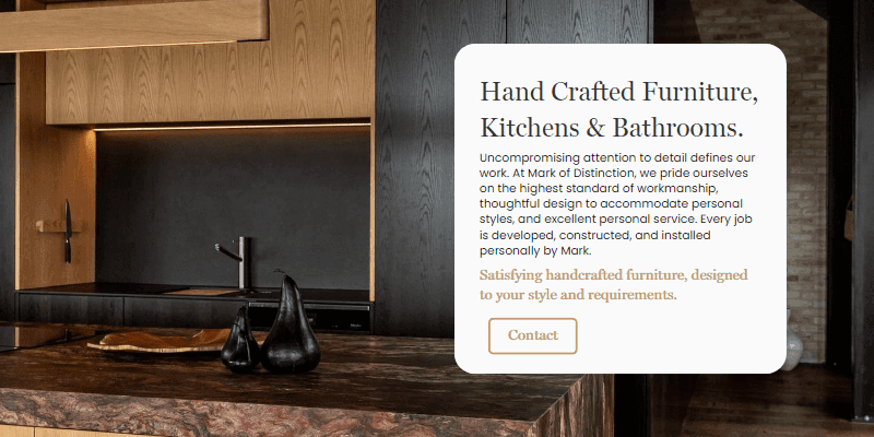 Mark of Distinction — Carpenters & Joiners in Hamilton
