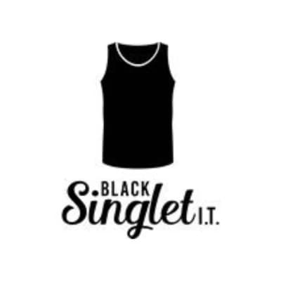Black Singlet I.T. logo