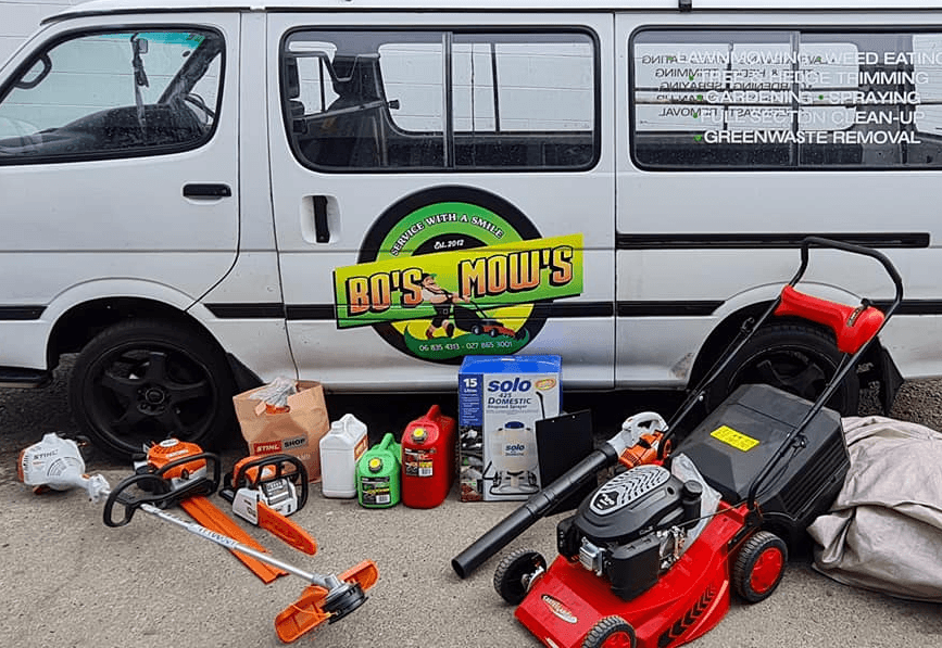 Bo's Mow's — Landscaping Services in Napier