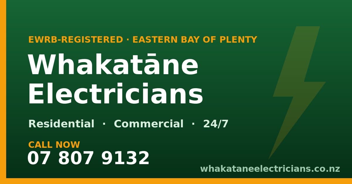 Whakatane Electricians — Electricians in Whakatāne