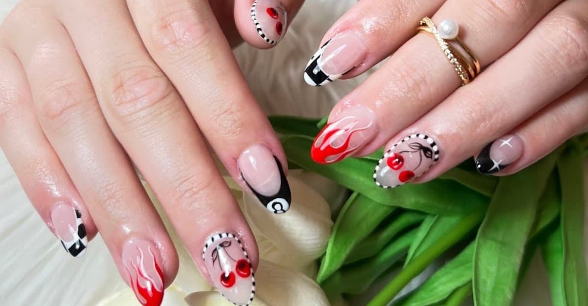 Lavender Nail Art