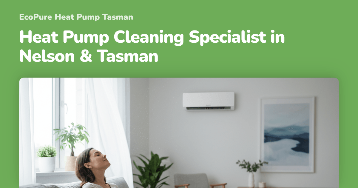 EcoPure Heat Pump Tasman — Plumbers in Richmond