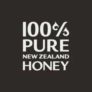 100% Pure New Zealand Honey Logo