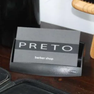 Preto Barber Shop Logo