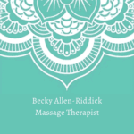 becky allen riddick massage therapist logo