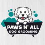 paws n' all dog grooming logo