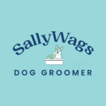 sallywags dog groomer logo